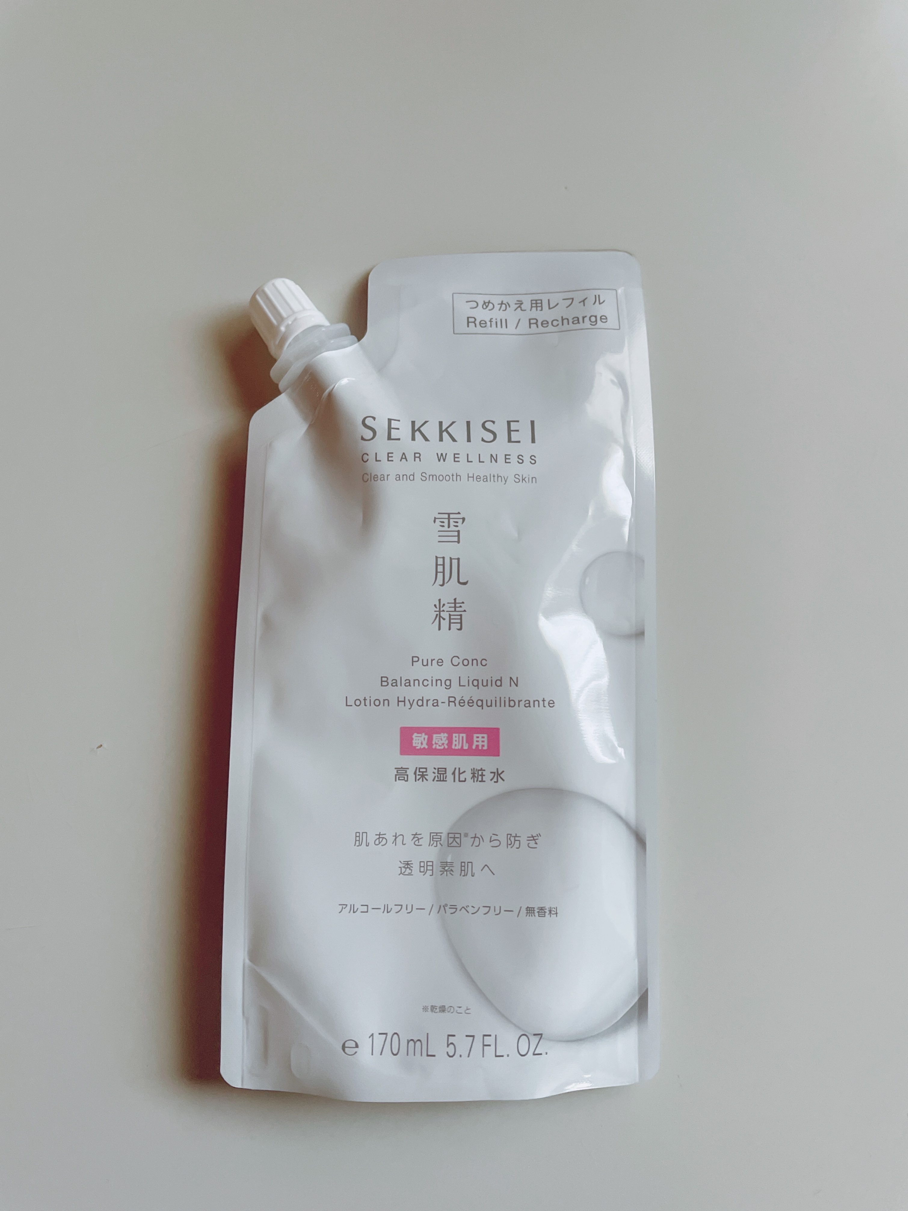 クリアウェルネス ピュア コンクSS つめかえ用 170ml/雪肌精/化粧水を使ったクチコミ（1枚目）