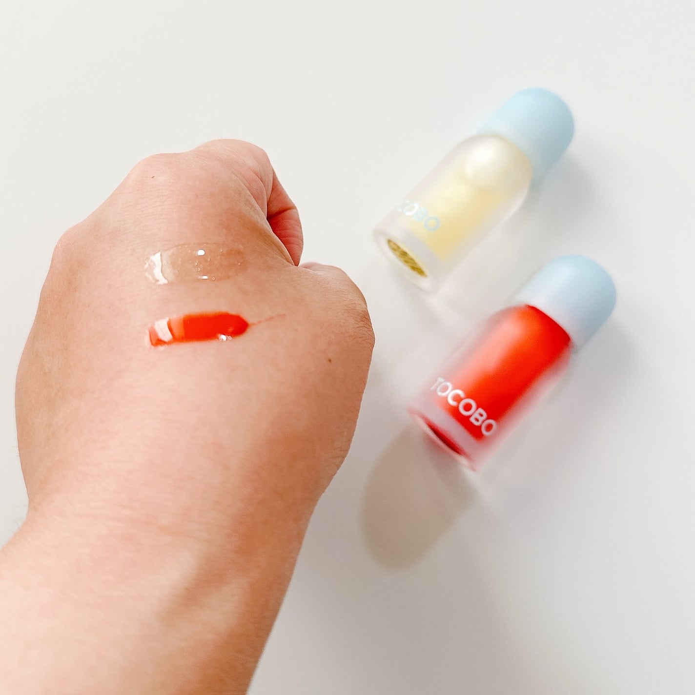 ジューシーベリープランピングリップオイル/TOCOBO/リップグロスを使ったクチコミ(4枚目)