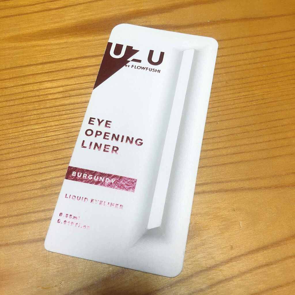 EYE OPENING LINER/UZU BY FLOWFUSHI/リキッドアイライナーを使ったクチコミ（2枚目）