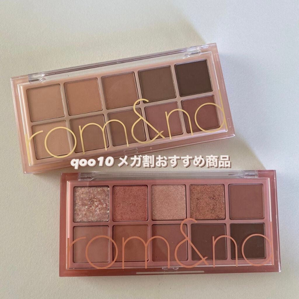 ベターザンパレット/rom&nd/アイシャドウパレットを使ったクチコミ(1枚目)