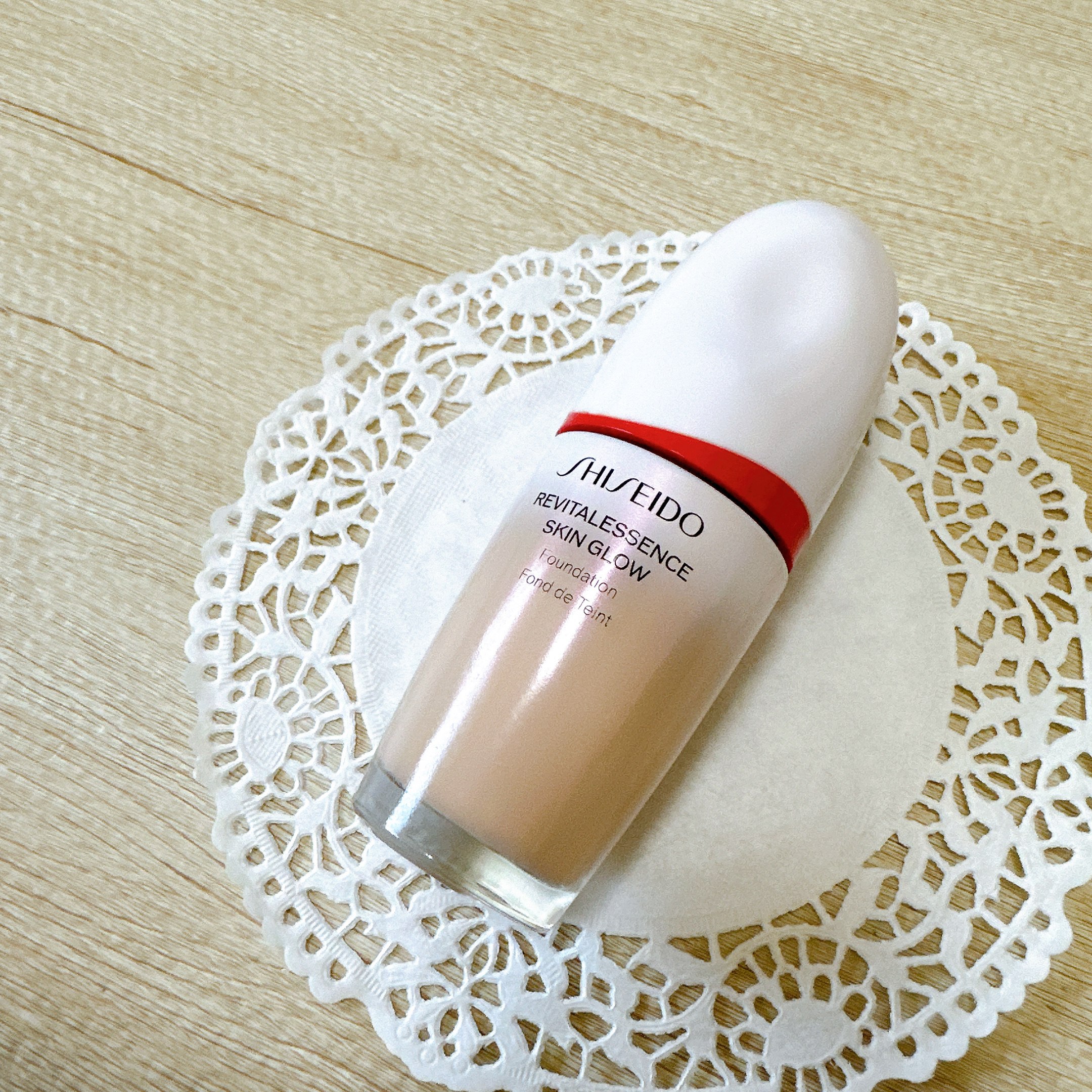 エッセンス スキングロウ ファンデーション/SHISEIDO/リキッドファンデーションを使ったクチコミ（2枚目）