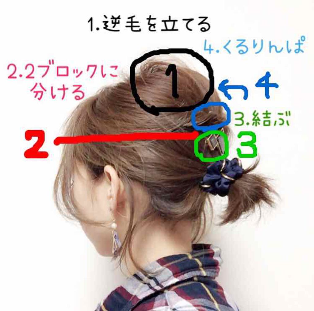 *saki* on LIPS 「今回はイラストなしですが髪が短い時にハマっていた髪型を紹介しま..」(2枚目)