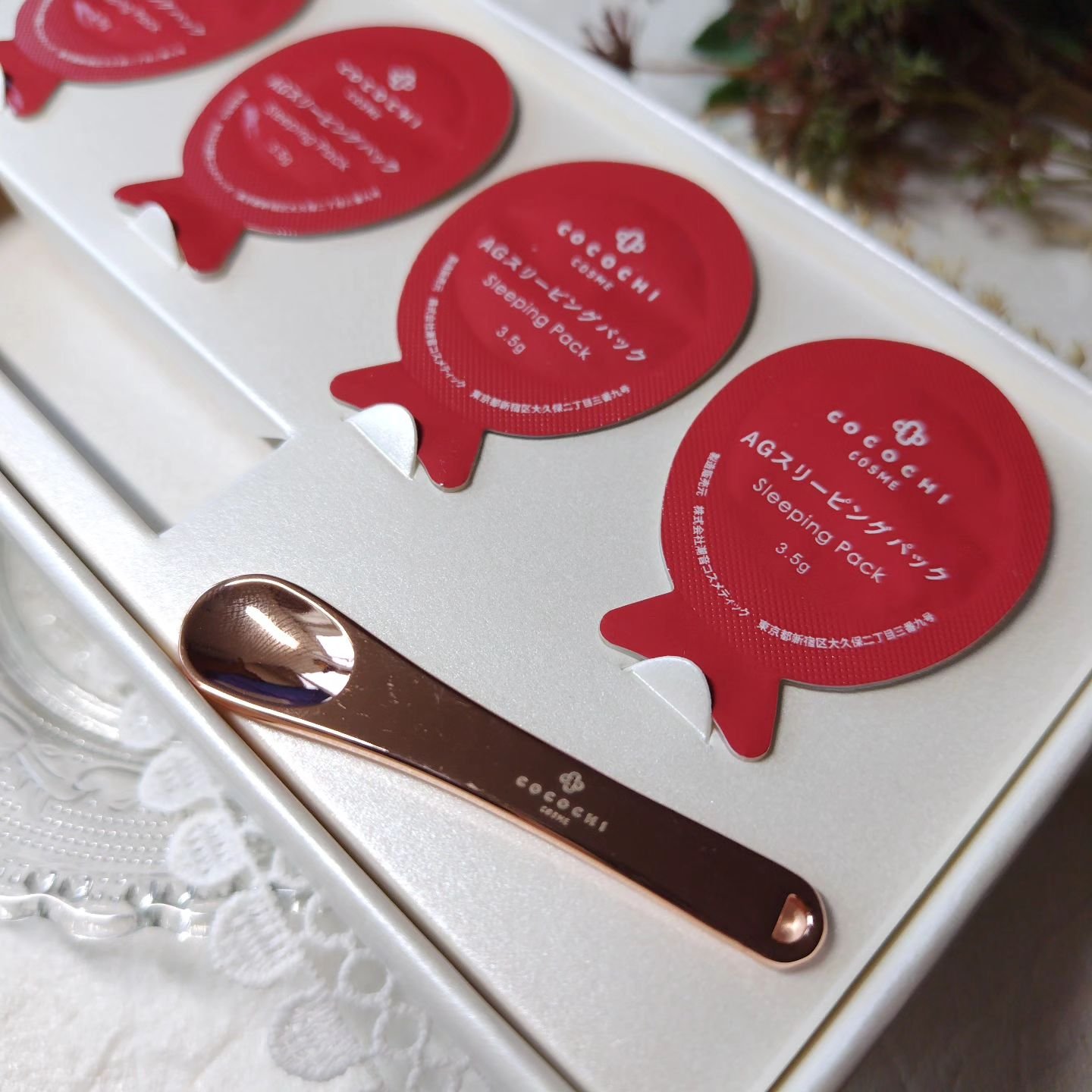 ココチ AG スリーピングパック N/COCOCHI/フェイスクリームを使ったクチコミ（2枚目）