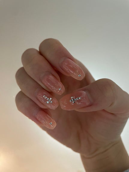 ジェルネイル(ライト対応)/セリア/ジェルネイルを使ったクチコミ(4枚目)