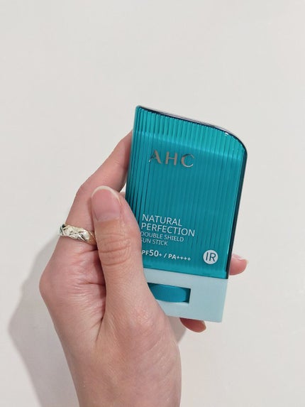 ナチュラル パーフェクション ダブル シールド サンスティック/AHC/日焼け止めスティックを使ったクチコミ(1枚目)