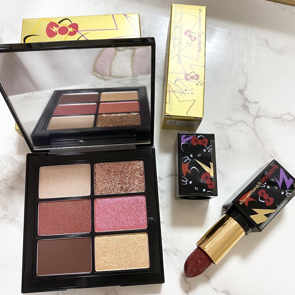 ルージュ アンリミテッド ディスコ グリッツ/shu uemura/口紅を使ったクチコミ（3枚目）