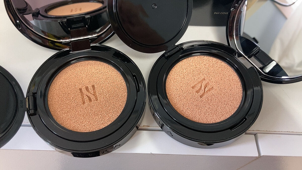 ブラック クッション/HERA/クッションファンデーションを使ったクチコミ（2枚目）