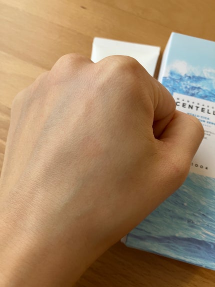 ヒアルーシカ ウォーターフィット サンセラム/SKIN1004/日焼け止めローションを使ったクチコミ(4枚目)