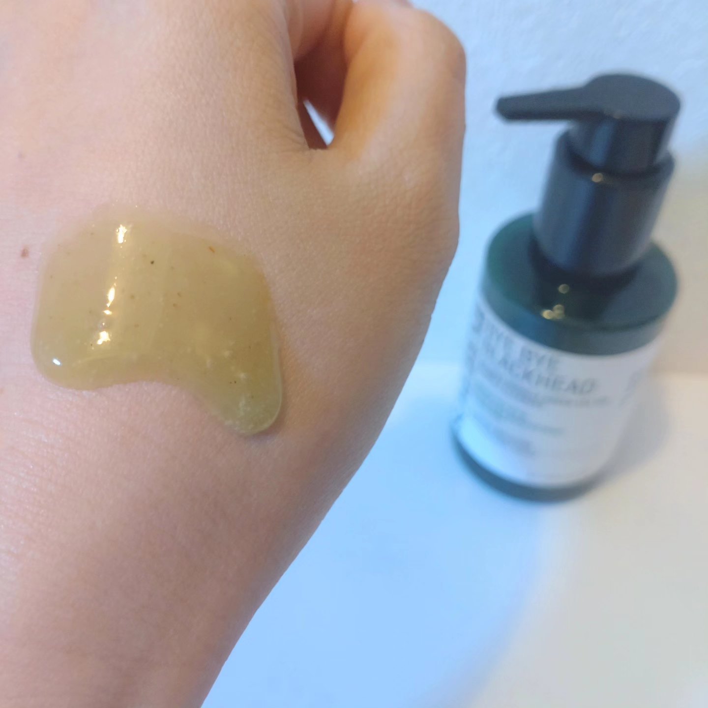 バイバイブラックヘッド グリーンティートックスバブルクレンザー/SOME BY MI/スクラブ・ゴマージュを使ったクチコミ（2枚目）