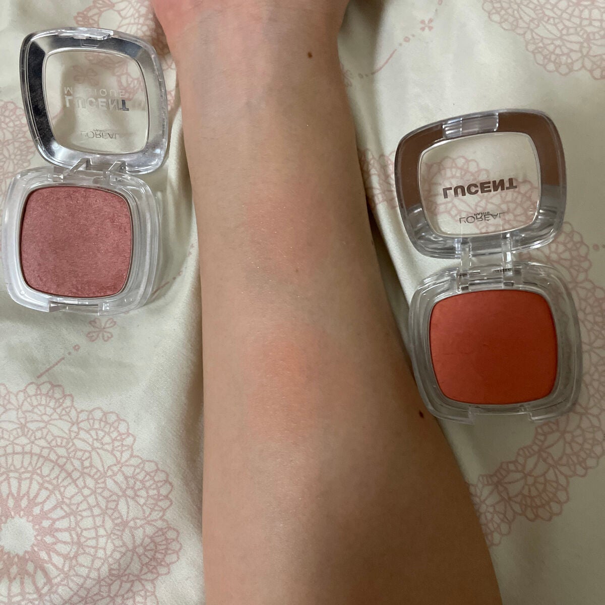 ルーセントマジック パウダーブラッシュ/ロレアル パリ/パウダーチークを使ったクチコミ(1枚目)