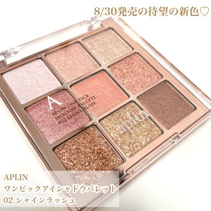 ワンピックアイシャドウパレット/APLIN/アイシャドウパレットを使ったクチコミ(2枚目)