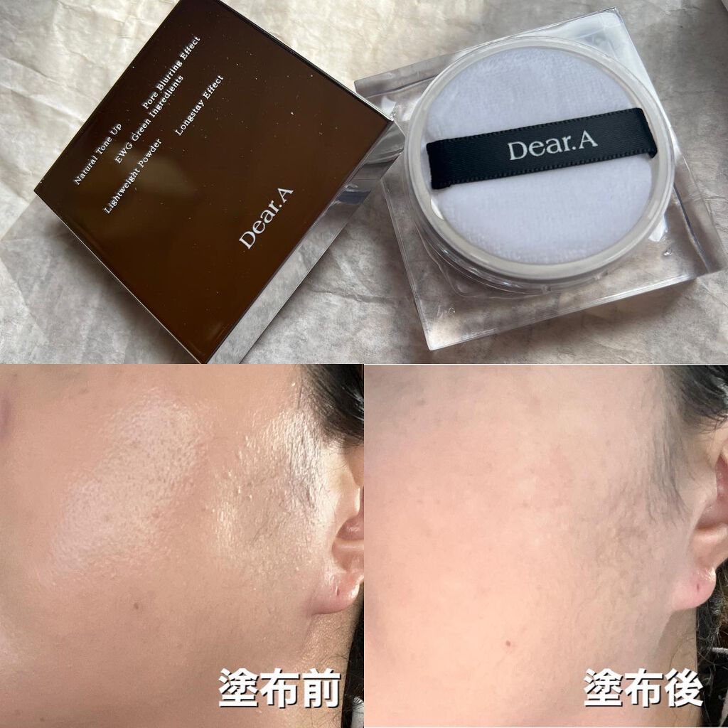 フェイス ブラー フィニッシング パウダー/Dear.A/ルースパウダーを使ったクチコミ（2枚目）