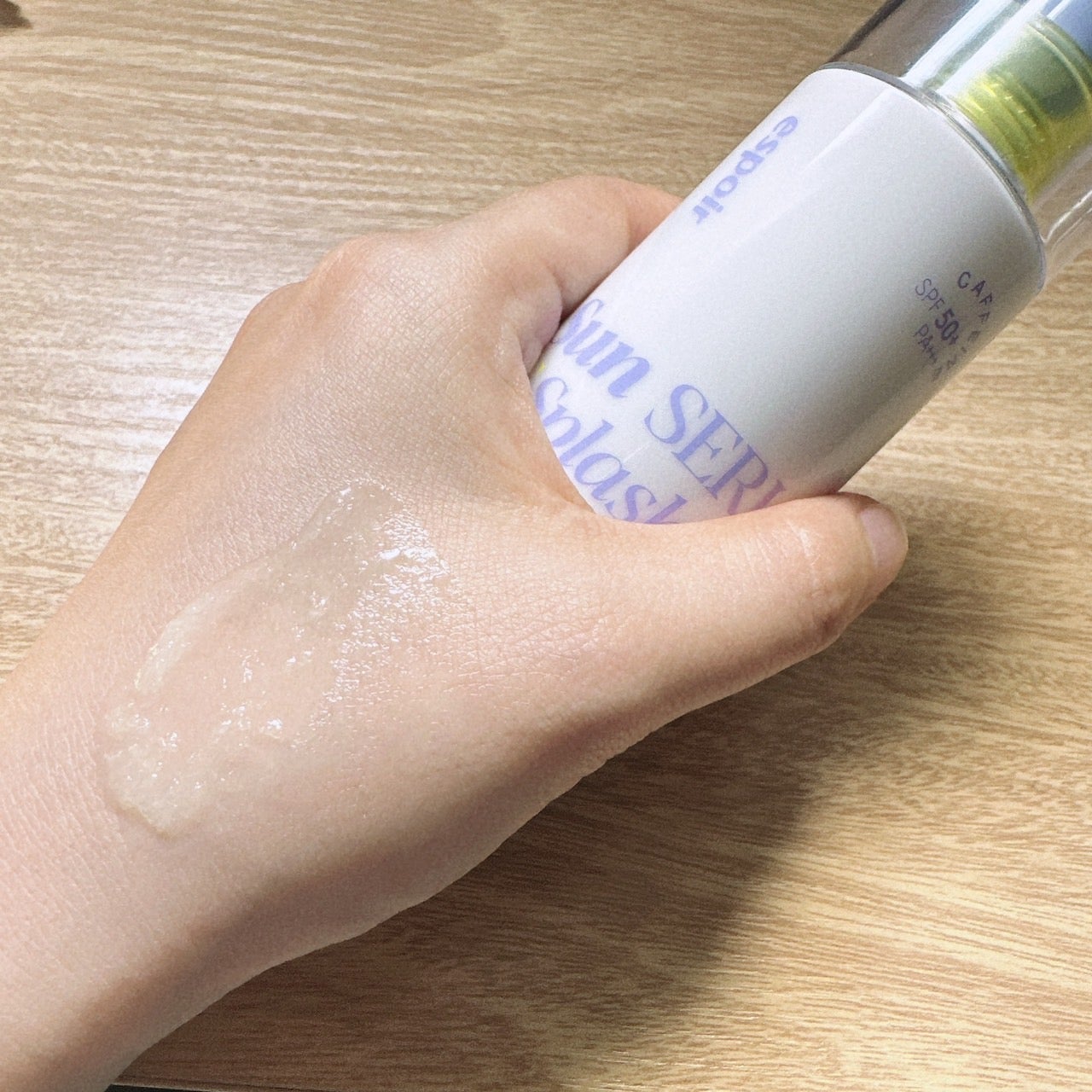 エスポア ウォータースプラッシュサンセラム/espoir/日焼け止めクリームを使ったクチコミ(2枚目)