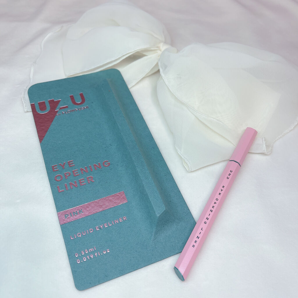 EYE OPENING LINER/UZU BY FLOWFUSHI/リキッドアイライナーを使ったクチコミ（1枚目）