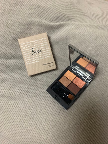 パレットアイシャドウ/&be/アイシャドウパレットを使ったクチコミ(1枚目)