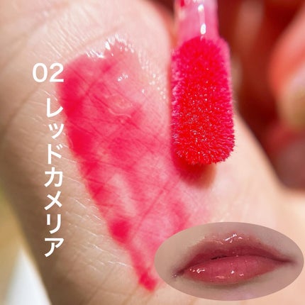 ナチュラルブルームリップオイルセラム 3色セット/PINATE/リップグロスを使ったクチコミ(4枚目)