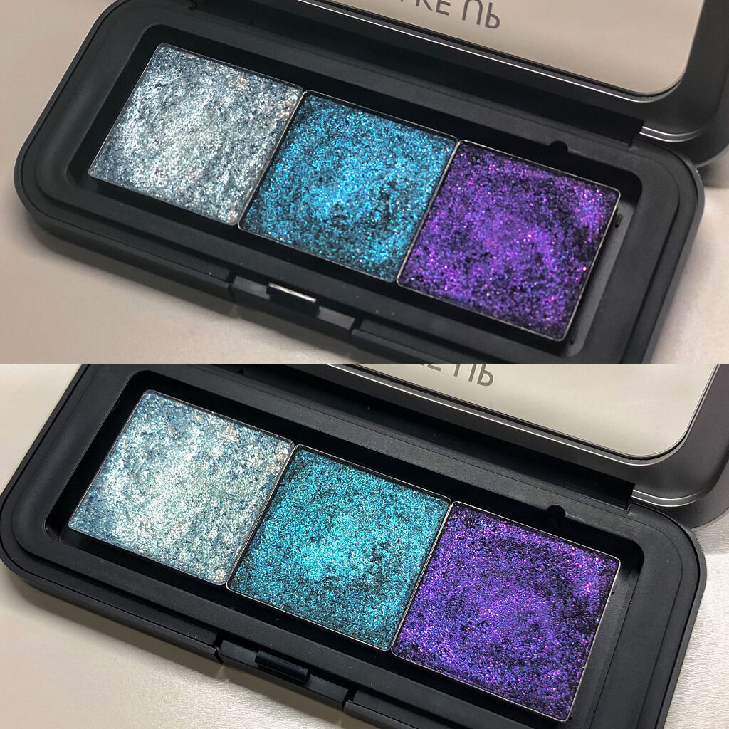 MAKE UP FOR EVER リフィラブルケースのクチコミ「シングルアイシャドウの収納方法：自分でアイパレを作る❗️

一番好きなコスメケースは「MAKE.....」（2枚目）