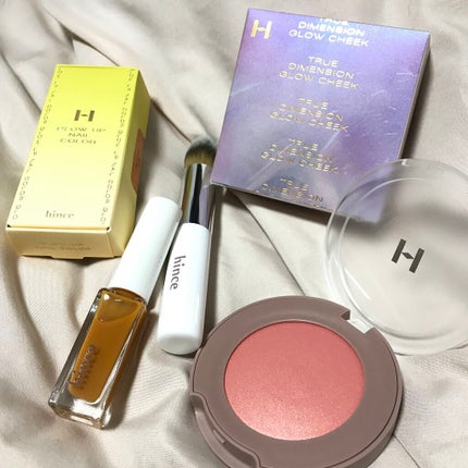 トゥルーディメンショングロウチーク/hince/パウダーチークを使ったクチコミ(1枚目)