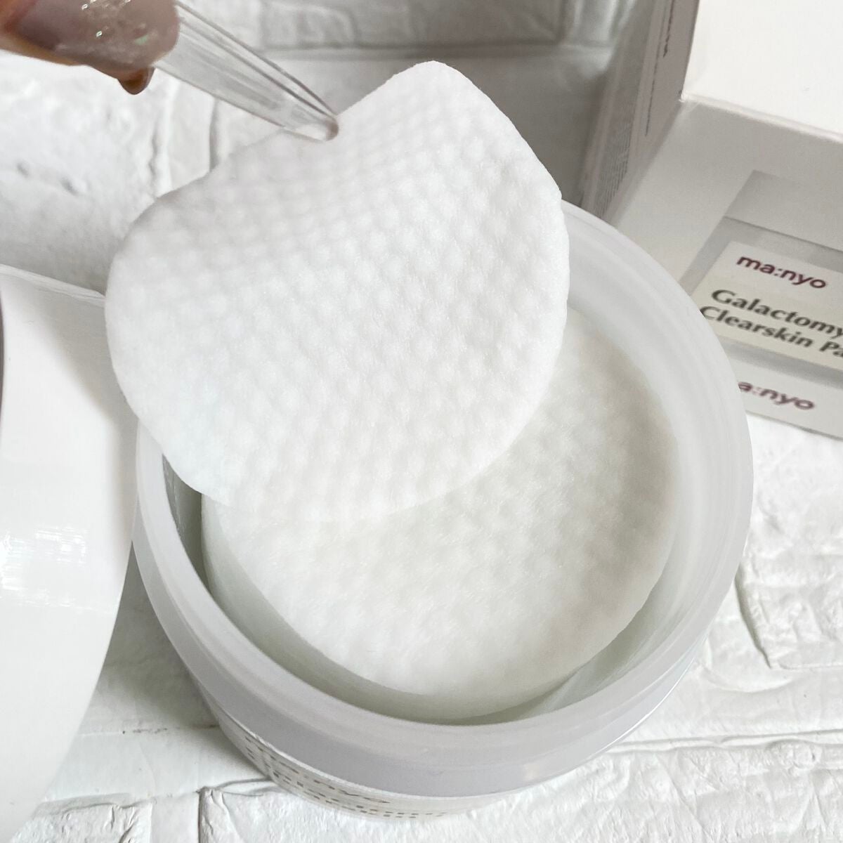 ガラクトミークリアスキンパッド/manyo/トナーパッドを使ったクチコミ(4枚目)