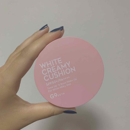 WHITE CREAMY CUSHION(ウユファンデ)/G9SKIN/化粧下地を使ったクチコミ(1枚目)