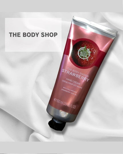 ハンドクリーム ストロベリー/THE BODY SHOP/ハンドクリームを使ったクチコミ(1枚目)