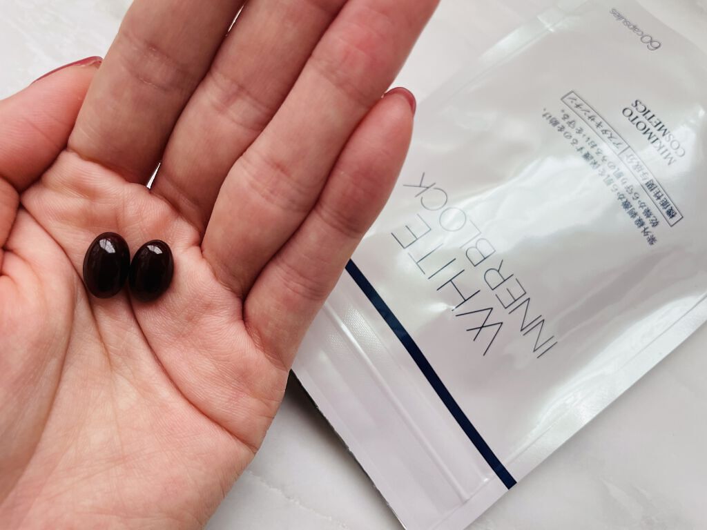 ホワイト インナーブロック/ミキモト コスメティックス/美容サプリメントを使ったクチコミ（1枚目）