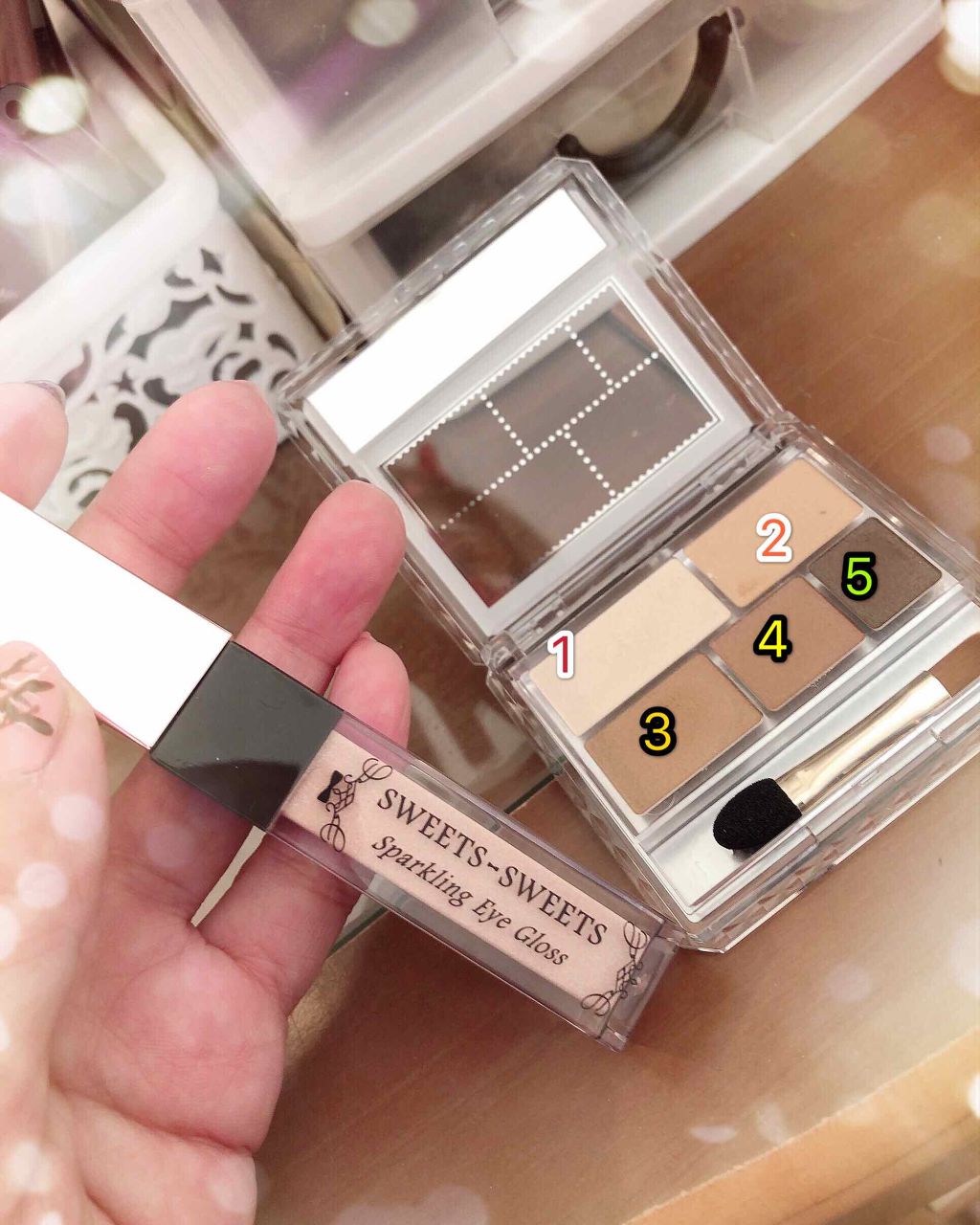 パーフェクトマルチアイズ/キャンメイク/アイシャドウパレットを使ったクチコミ（1枚目）