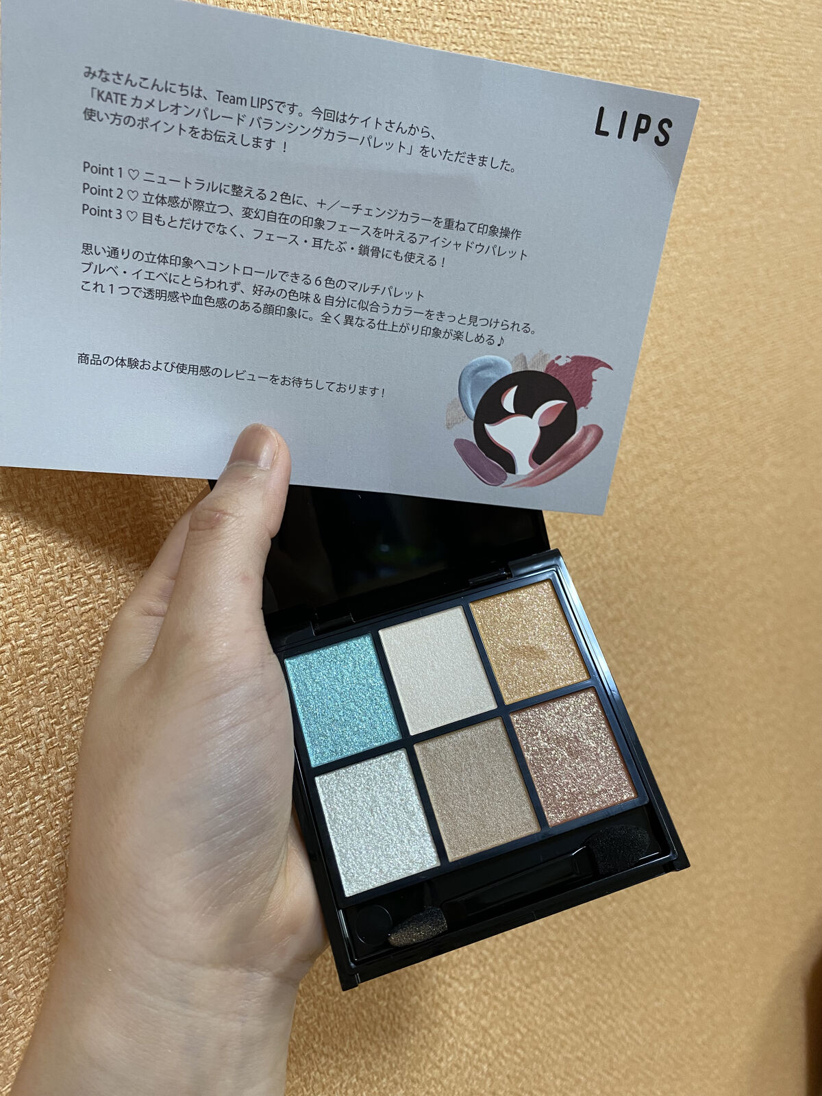 バランシングカラーパレット EX-1/KATE/アイシャドウパレットを使ったクチコミ（2枚目）