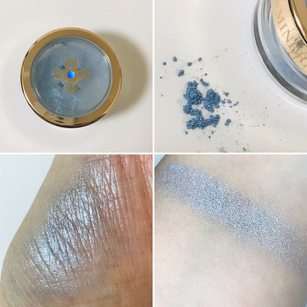 アイシャドウ ラムネブルー/ONLY MINERALS/単色アイシャドウを使ったクチコミ（2枚目）