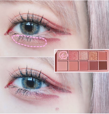 ベターザンパレット/rom&nd/アイシャドウパレットを使ったクチコミ(4枚目)