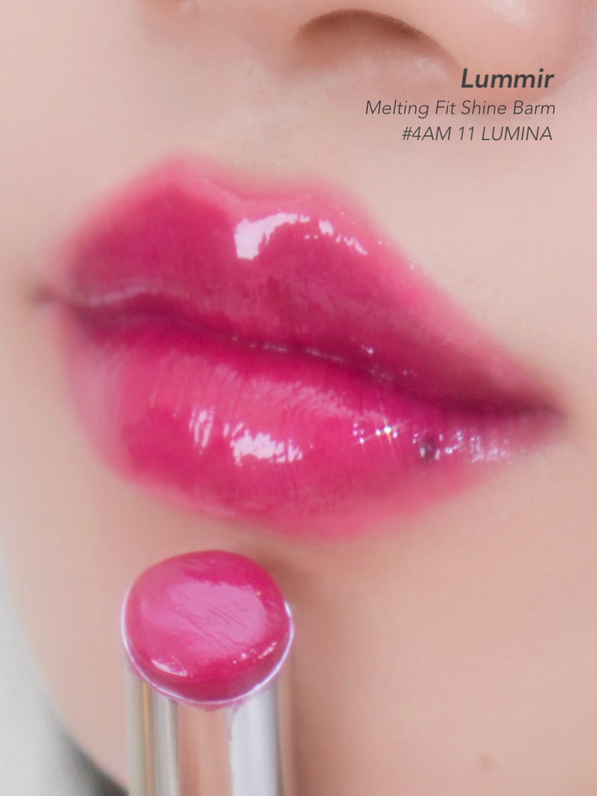 MELTING FIT SHINE BALM/Lummir/口紅を使ったクチコミ(5枚目)