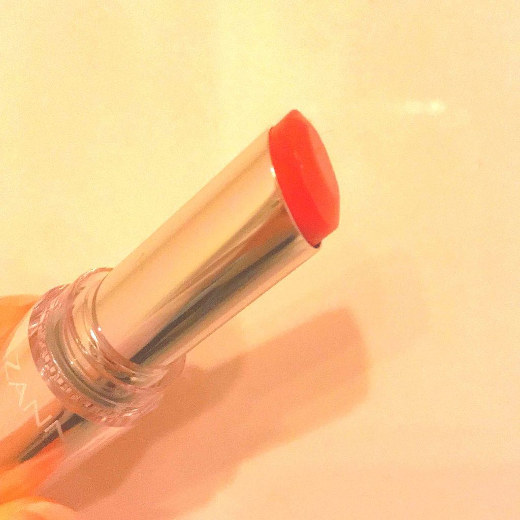 ラスティンググロスリップ/CEZANNE/口紅を使ったクチコミ（2枚目）