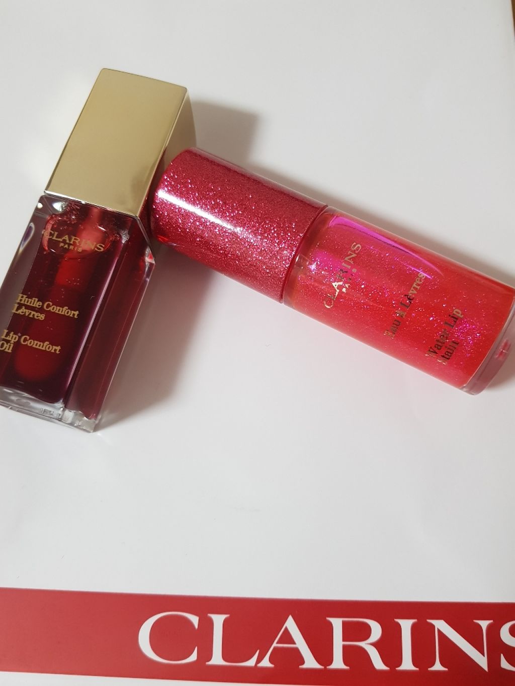 ウォーターリップ ステイン/CLARINS/リップグロスを使ったクチコミ（1枚目）