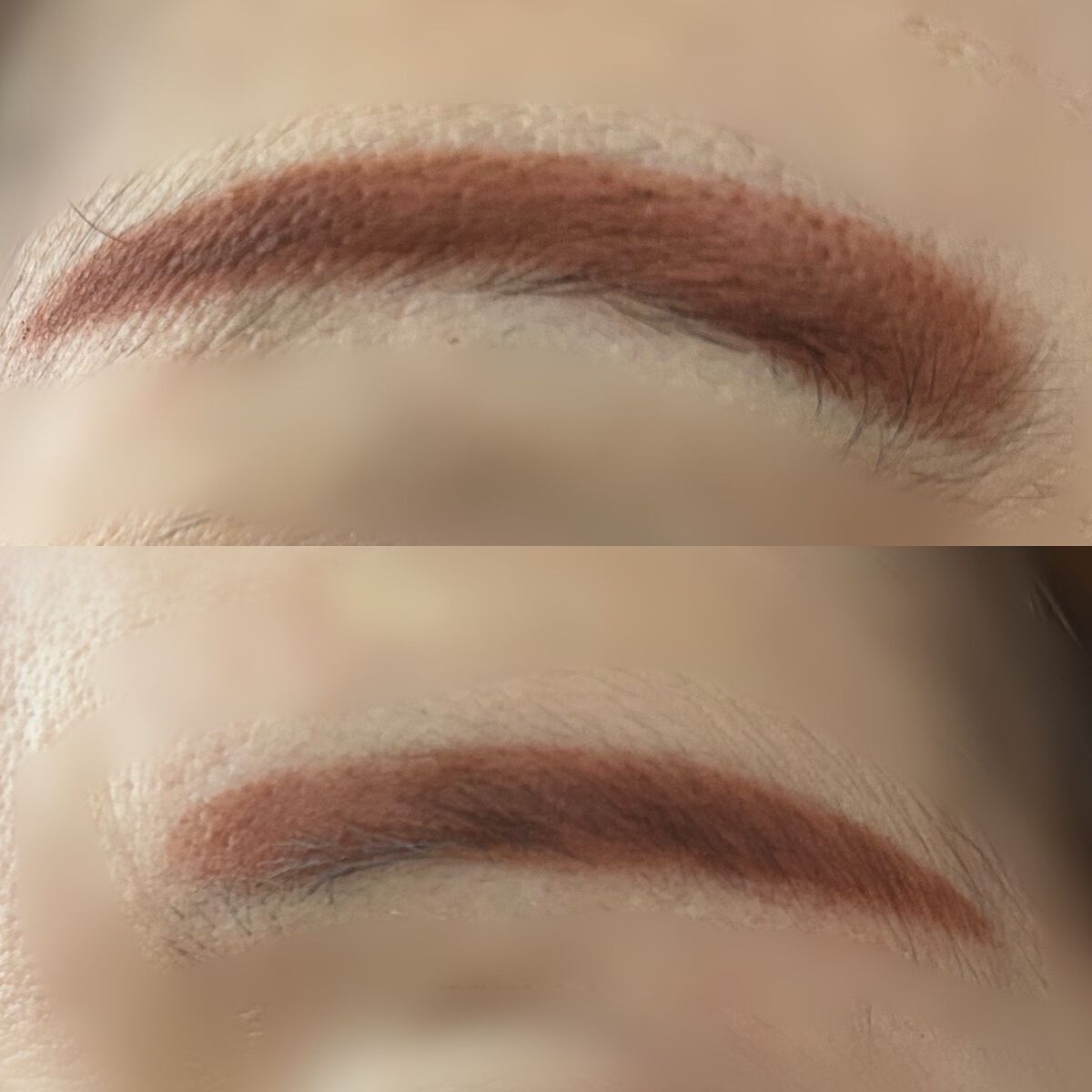 デザイニングアイブロウ3D(デュアルカラー) EX-4 ライトブラウン系×キャロットオレンジ/KATE/パウダーアイブロウを使ったクチコミ（3枚目）