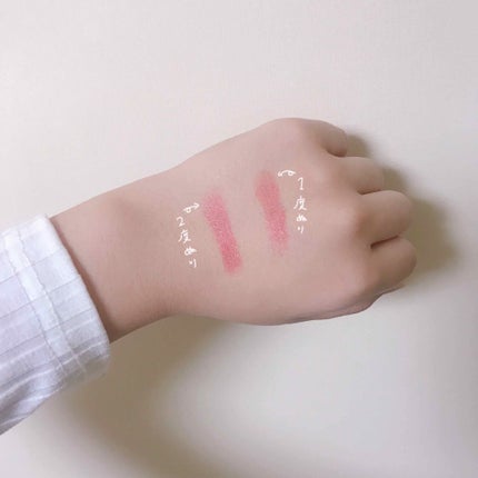 ラスティンググロスリップ/CEZANNE/口紅を使ったクチコミ(2枚目)