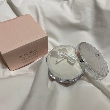 グロウインオイル ルースパウダー   02 lucent lavender /JILL STUART/ルースパウダーを使ったクチコミ（1枚目）