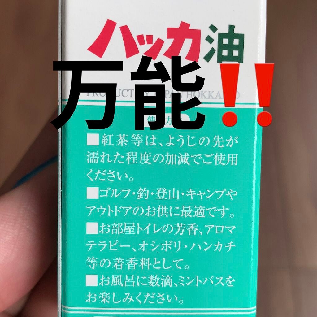ハッカ油 スプレー/北見ハッカ通商/その他を使ったクチコミ(2枚目)