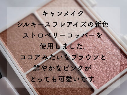 シルキースフレアイズ/キャンメイク/アイシャドウパレットを使ったクチコミ(2枚目)