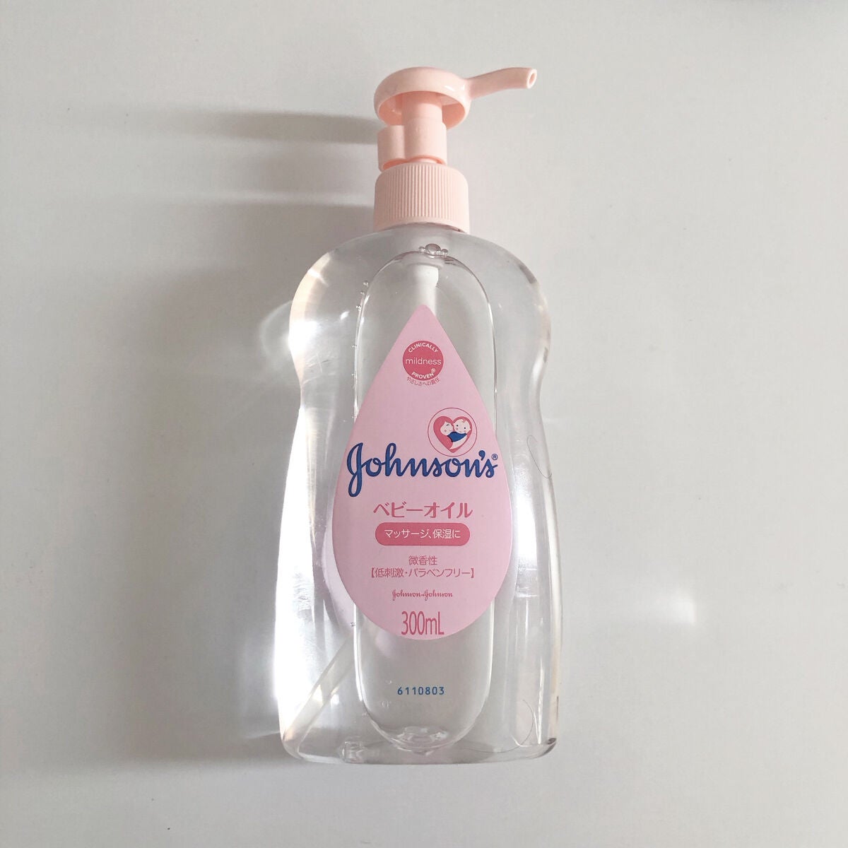 ジョンソンベビーオイル微香性/ジョンソンベビー/ボディオイルを使ったクチコミ(1枚目)