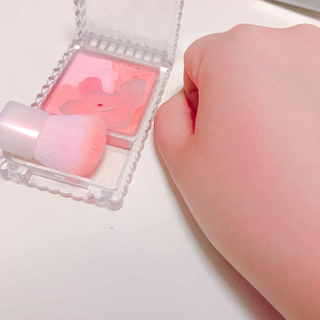 グロウフルールチークス/キャンメイク/パウダーチークを使ったクチコミ（2枚目）