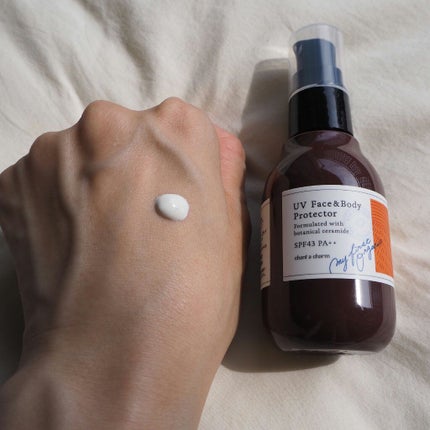 UVフェイス&ボディプロテクター/chant a charm /日焼け止めミルクを使ったクチコミ(2枚目)