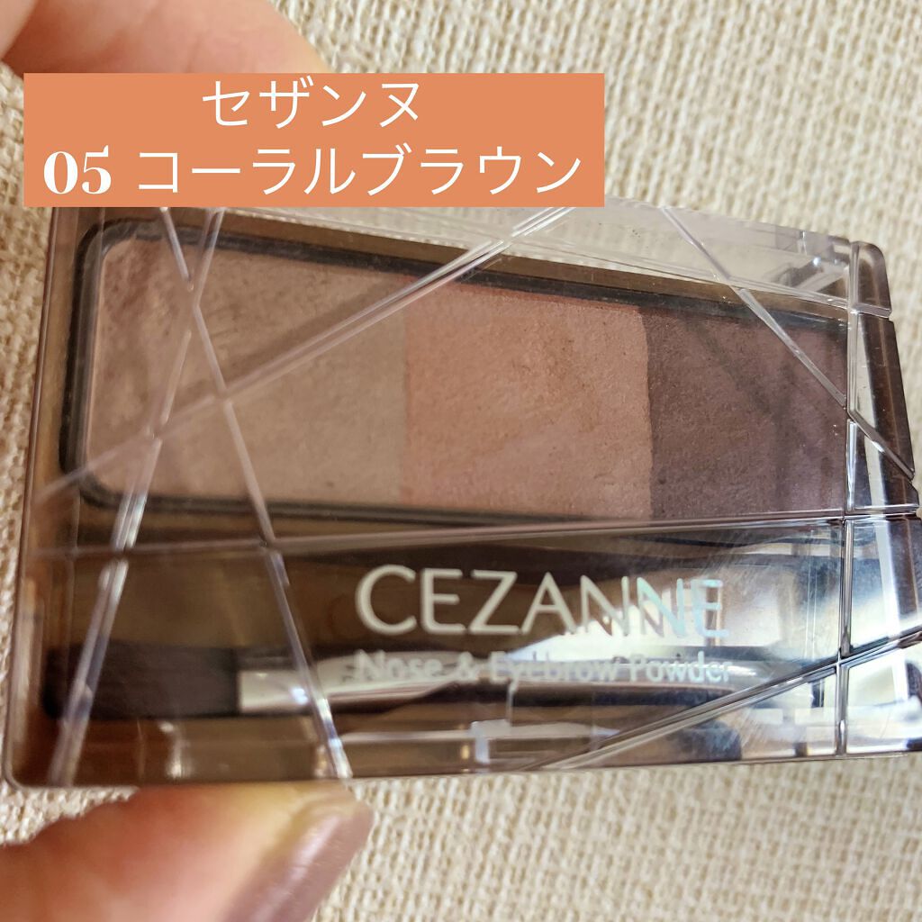ノーズ＆アイブロウパウダー/CEZANNE/パウダーアイブロウを使ったクチコミ（1枚目）