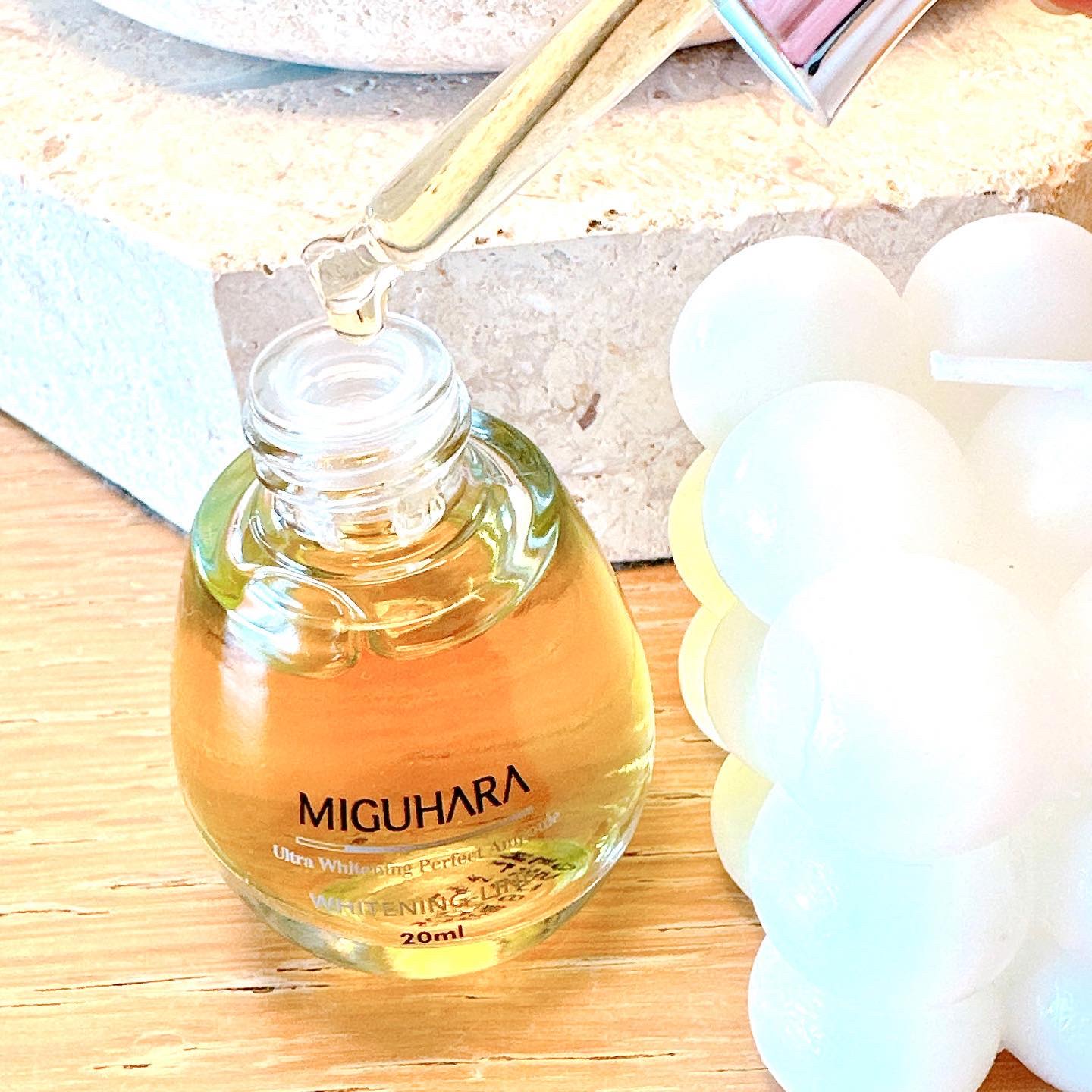 Ultra Whitening Perfect Ampoule/MIGUHARA/美容液を使ったクチコミ（2枚目）