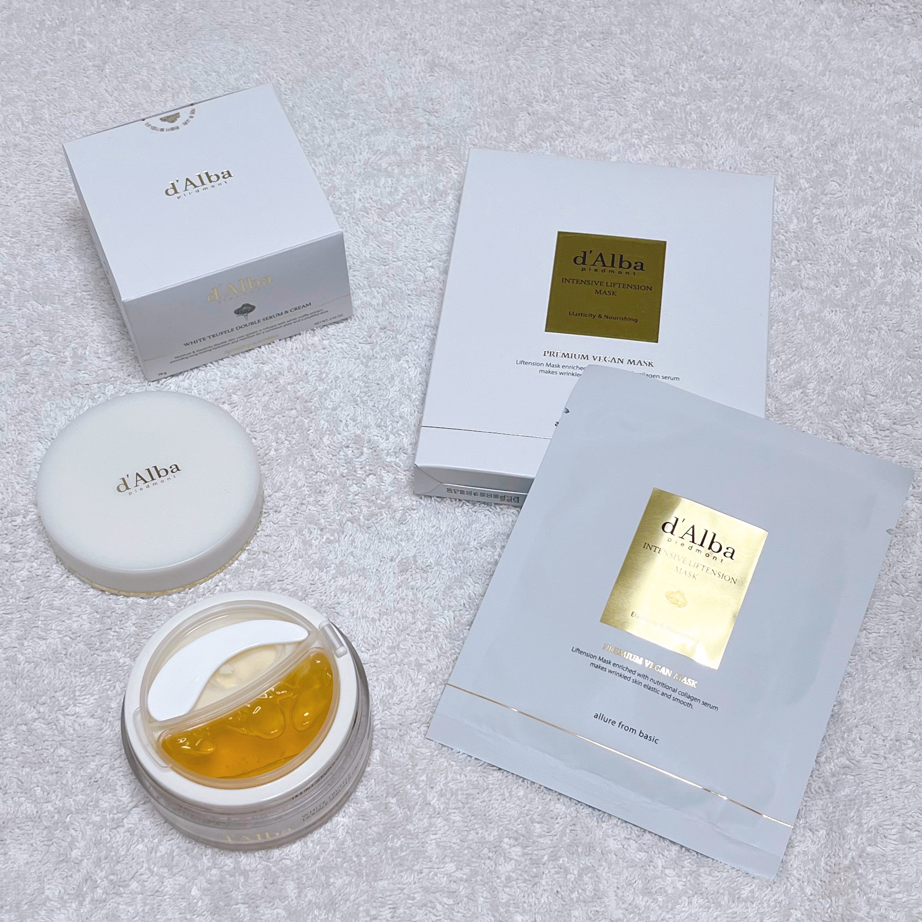 ホワイトトリュフダブルセラムアンドクリーム/ダルバ/フェイスクリームを使ったクチコミ（1枚目）