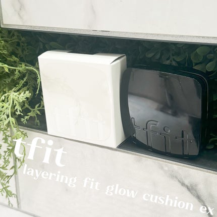 レイヤリングフィット グロークッションEX/TFIT/クッションファンデーションを使ったクチコミ(1枚目)