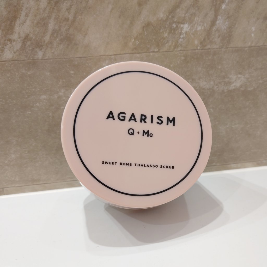 Q+Me スウィート ボム タラソ スクラブ/AGARISM/バスト・ヒップケアを使ったクチコミ（1枚目）