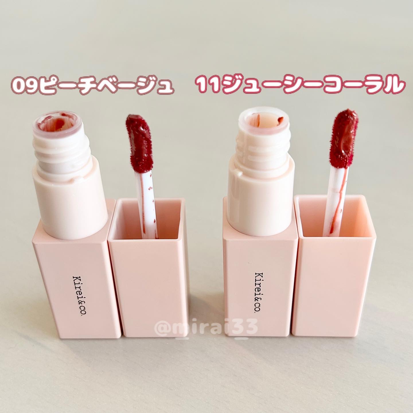 リップティント/Kirei&co./リップティントを使ったクチコミ（2枚目）