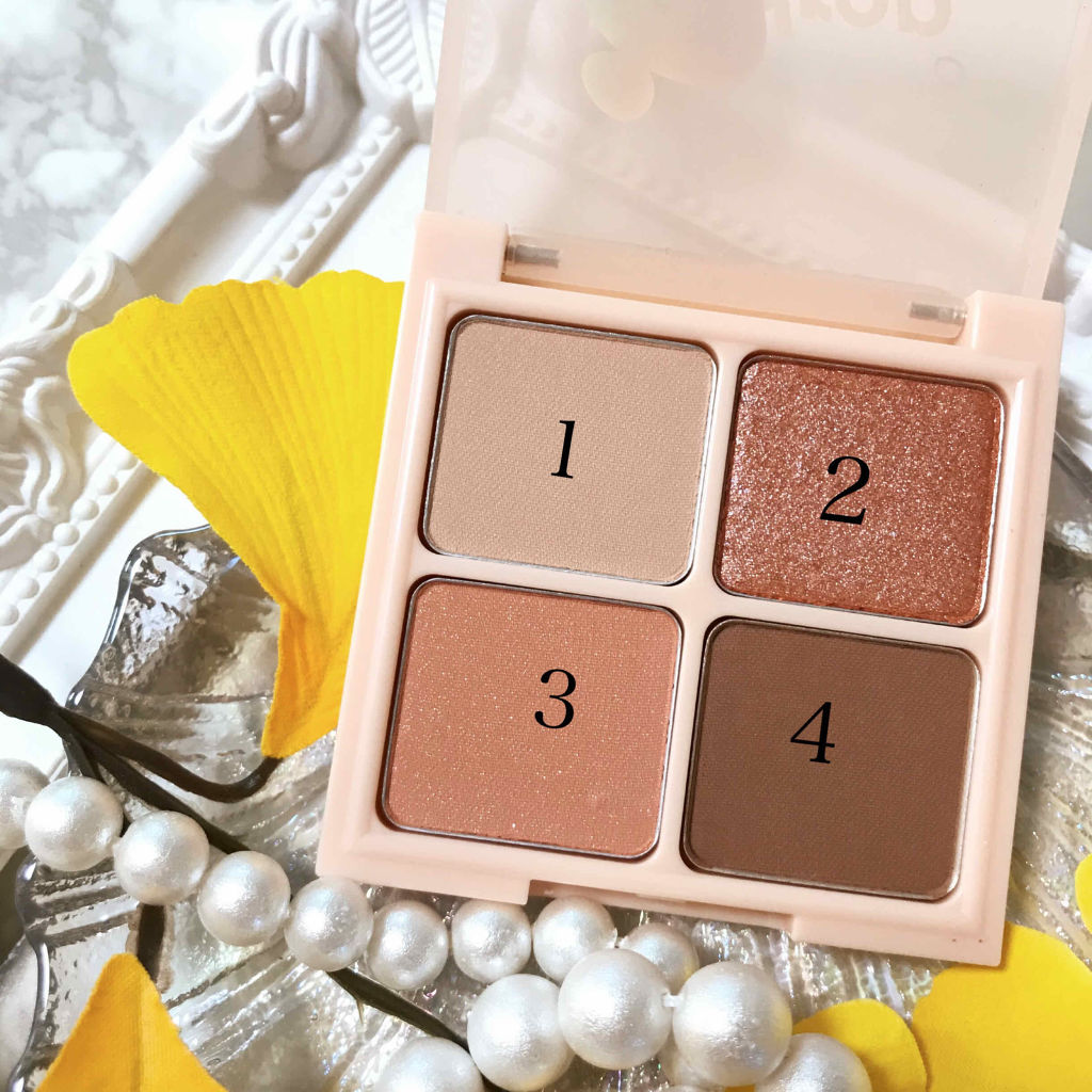 ヌードロップアイシャドウパレット/HOLIKA HOLIKA/アイシャドウパレットを使ったクチコミ（2枚目）