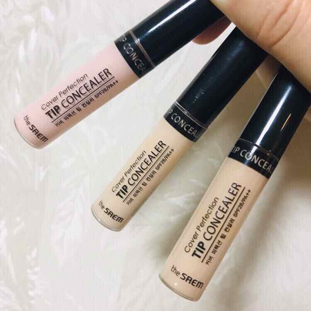 カバーパーフェクション チップコンシーラー/the SAEM/リキッドコンシーラーを使ったクチコミ(1枚目)