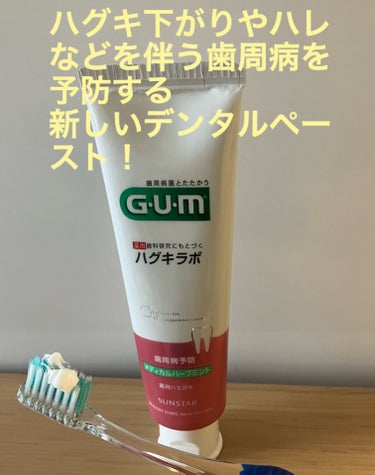 ガム・ハグキラボ デンタルペースト/GUM/歯磨き粉を使ったクチコミ（1枚目）